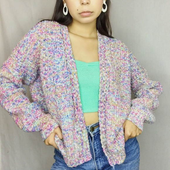 Vintage | Sweaters | Rainbow Speckled 